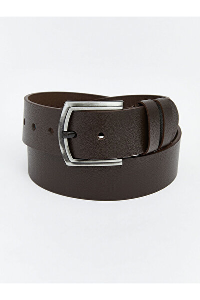 LC Waikiki Lcw Accessories Brown Flat Men's Belt with Nevavm Difference