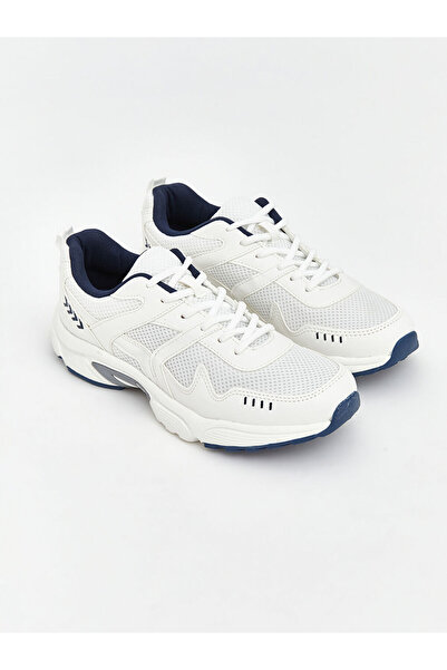 LC Waikiki Lcw Steps White Mesh Detailed Thick Sole Women's Sports Shoes