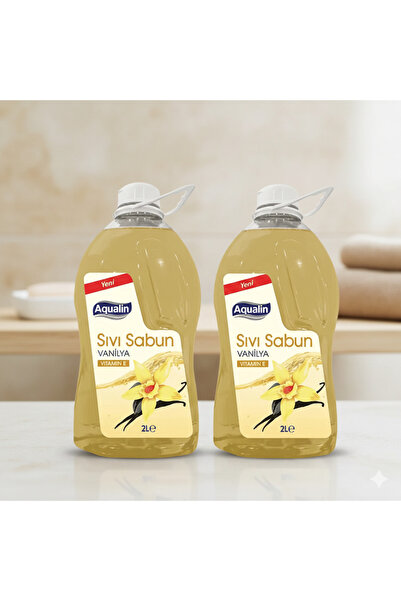 Aqualin Vanilyalı Sıvı Sabun 2000 ml 2 ADET