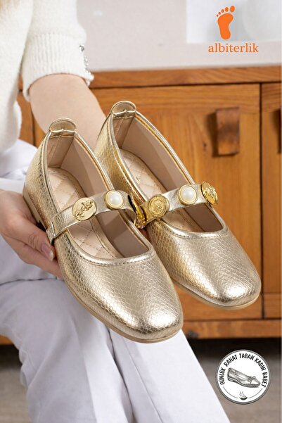 AlbiShoes Women's Snake Leather Model Accessory Ballerina Shoes Daily Office ...