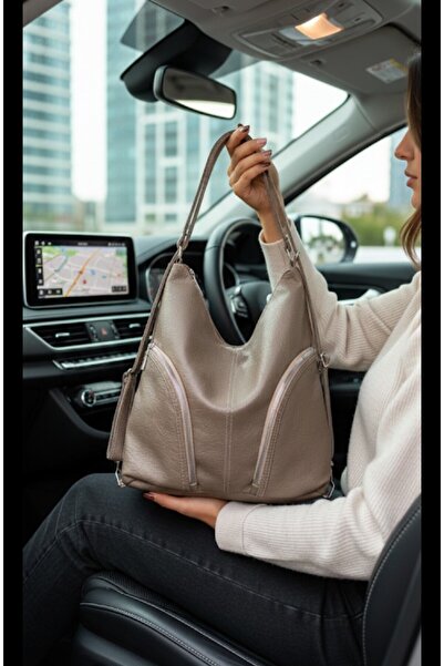 eflanmoda Geantă de umăr și rucsac pentru femei, căptușită cu piele artificia...