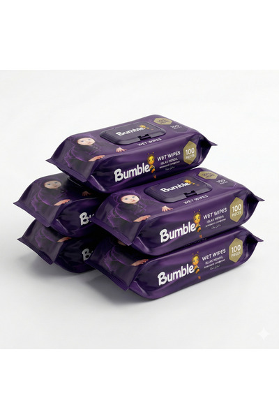 Bumble baby wet wipes - 5x100pcs