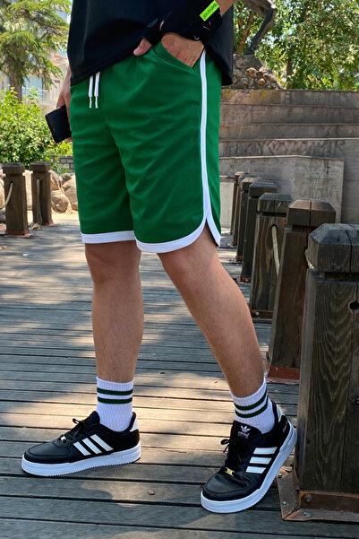 Relax family xf Men's Green Summer Sports Shorts Casual Basketball Football F...