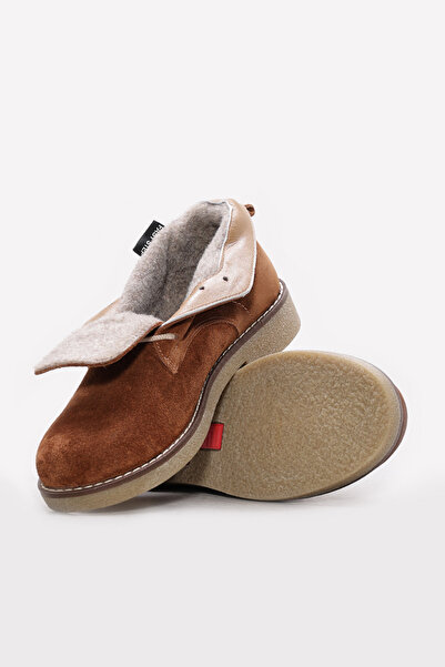 Ayakkabıhane Quality Genuine Suede Leather Tan Women's Classic Boots Ah082571...