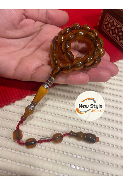 NEW STYLE Men's Faturan prayer beads, 34 beads, size 8.7*10.2 mm, comes in a ...