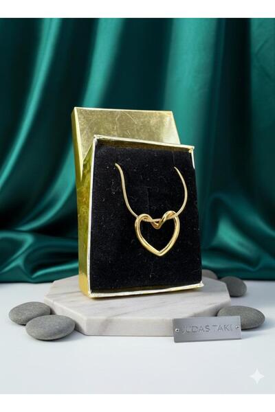Judas Takı Steel Knot Heart Necklace