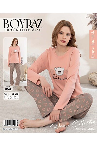 BOYRAZ 0344 Combed Cotton Interlock Pj Set