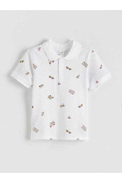 LC Waikiki Tricou pentru băieți Özmarka, sezon nou, cu imprimeu și guler polo