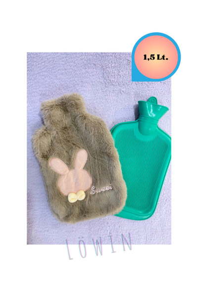 Löwin Peluş Kılıflı Sıcak Su Torbası | Sevimli Hayvan Figürlü | Yumuşacık | 1...