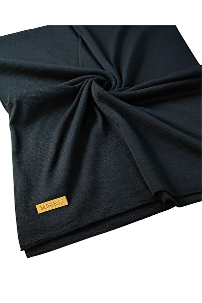 mim eşarp Solid Color Winter Thick Knit Shawl 75X190 cm