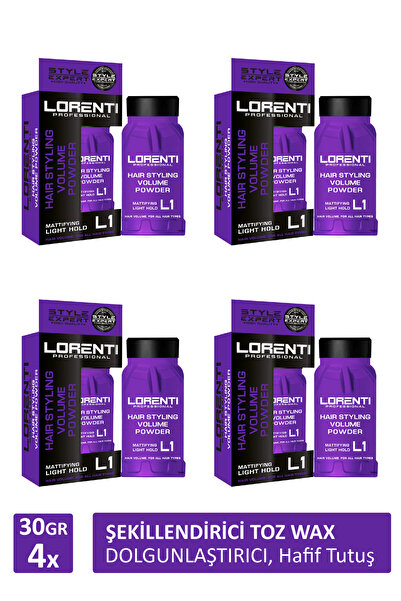 LORENTİ L1 Pudra - Toz Wax Saç Şekillendirici Anında Dolgunlaştırıcı 30 gr - ...