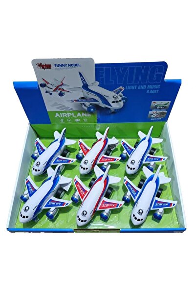 BYCEGU Mg-D500-29 Ride-On Passenger Plane with Lights and Music