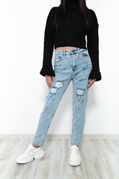 OEM JAQIZ Blugi mom fit cu talie înaltă JQZ 105
