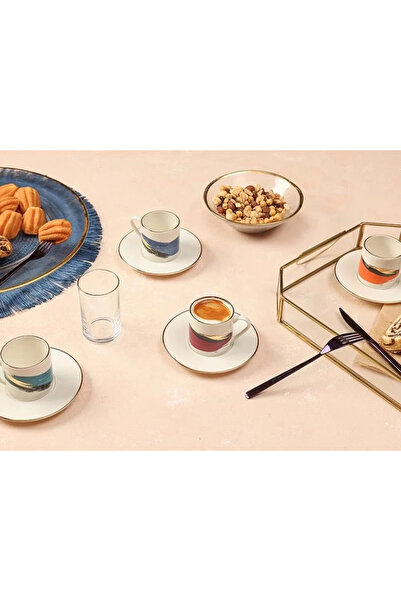 Porland طقم قهوة داش 4 مقاعد 90 سم مكعب