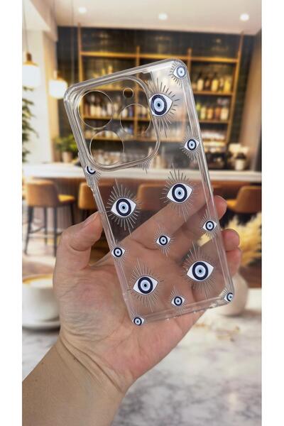 Vip Case Tecno Spark 10 Pro Compatible Evieye Patterned Transparent Shock-Abs...