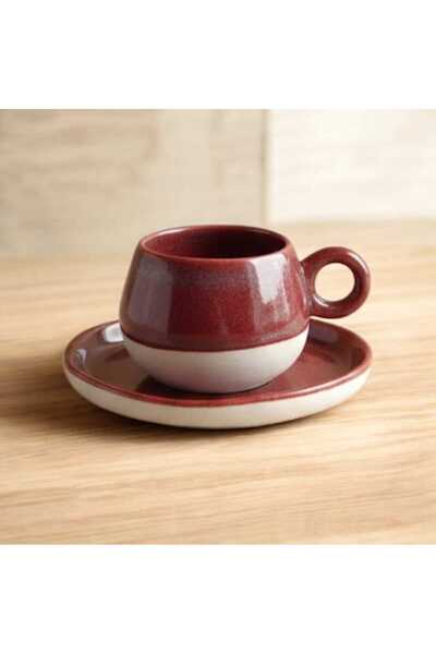 Veritas Ceramics Coffee Cup Cherry Color