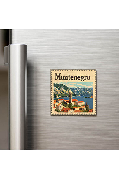 iBerk Karadağ Montenegro - Posta Pulu Temalı Ülke - Baskılı Buzdolap Magneti ...