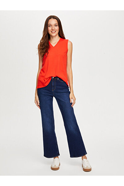 Faik Sönmez Relax V Yaka Modallı Kaşkorse Atlet W26ATL017