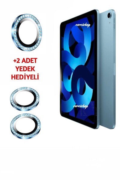 corcishop آيباد إير 7. واقي عدسة الكاميرا المصنوع من الزجاج المقوى غير القابل...