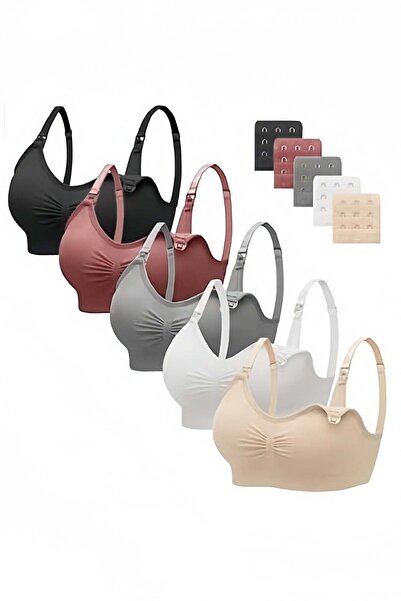 Generic مجموعة من 5 حمالات صدر للرضاعة للنساء
