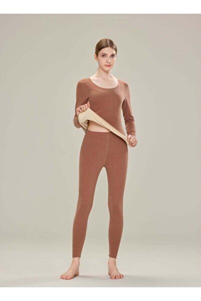 Generic Iskandnia Thermal Insulation Silk Pants Set