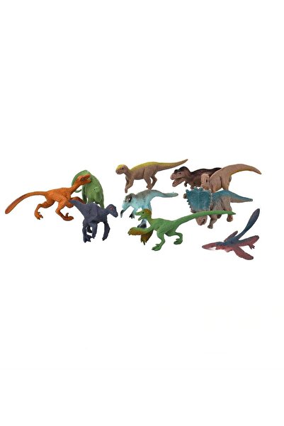 BYCEGU ديناصورات صغيرة من البلاستيك PVC - 10 قطع - للأطفال