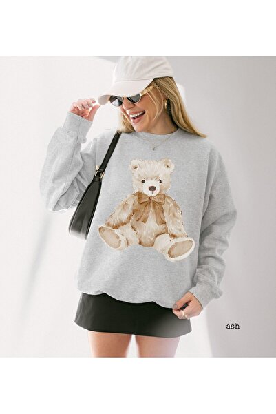 STİLL MAY COLLECTİON Φούτερ Teddy Bear με τύπωμα από οργανικό βαμβάκι
