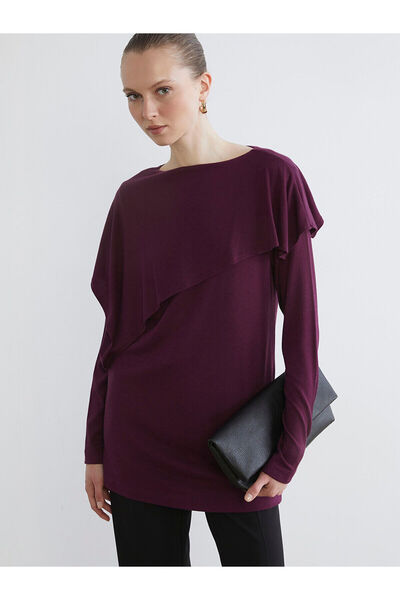 LC Waikiki Γυναικείο τουνίκ Özmarka New Season Crew Neck oversized