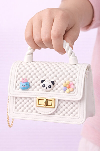 Selvira Kız Çocuk Mini Çanta – Sevimli Figürlü, Kilitli, Askılı El ve Omuz Ça...