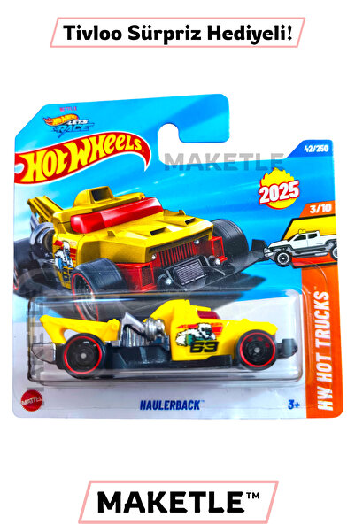 HOT WHEELS Haulerback - HYW17 - Tivloo Sürpriz Hediyeli
