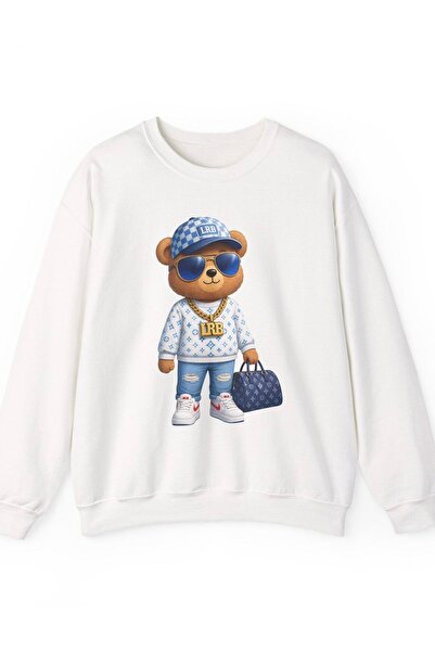 STİLL MAY COLLECTİON Φούτερ Teddy Bear με τύπωμα από οργανικό βαμβάκι