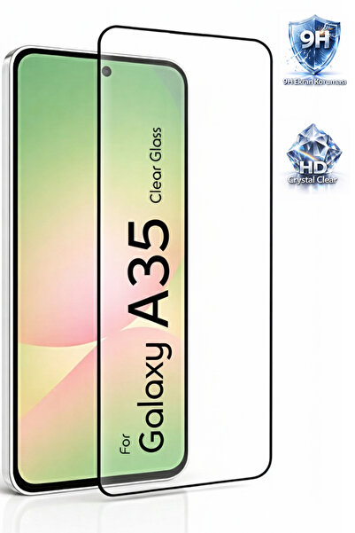 Tech&bello accessories واقي شاشة زجاجي لهاتف سامسونج A35 - A55، تغطية كاملة، ...
