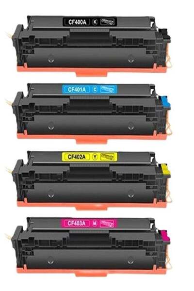 Generic 201A Toner Cartridge Set – Compatible with HP CF400A, CF401A, CF402A,...