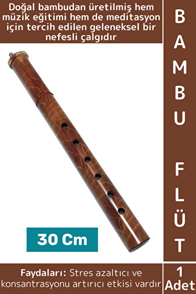 Wintoup Premium Hobi Müzik Meditasyon Geleneksel Nefesli Çalgı Çok Şık Dayanı...