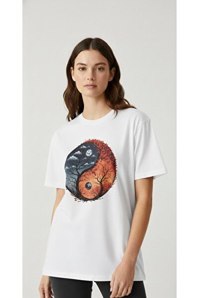 playwear PLAY WEAR INFINITE MOON WHITE (Κοντομάνικο μπλουζάκι με λαιμόκοψη πο...