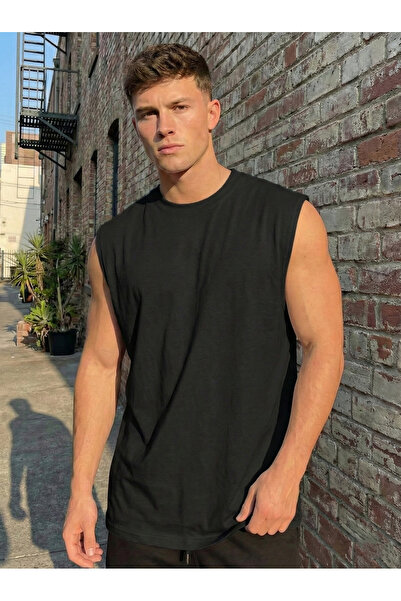 Pear Wear Unisex Plain Sleeveless Zero Sleeve T-Shirt