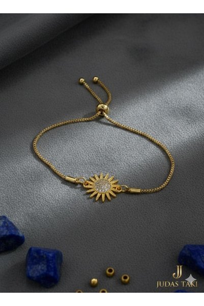 Judas Takı Gold Zircon Elevator Bracelet