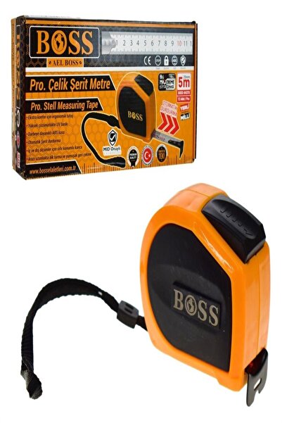 BOSS Stoplu Şerit Metre 5*25mm Boss-84378 - 25mm - Stoplu