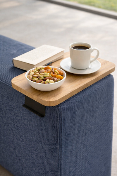 Lunera Mobilya Softcraft Ayarlanabilir Koltuk Üstü Koltuk Kolcağı Tepsi Dikdö...