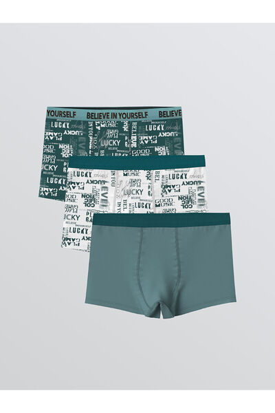 LC Waikiki Özmarka Noua Sezon cu imprimeu Băieți boxeri 3- piese