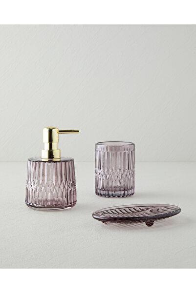 English Home Belita Set of 3 Bathroom Set Plum