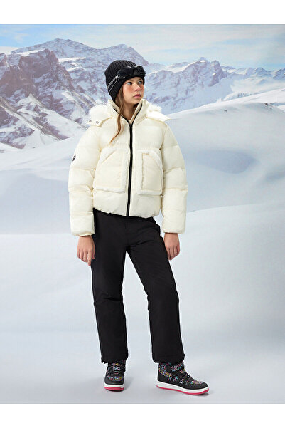 LC Waikiki artı-store'den Siyah Su İtici Kız Çocuk Kayak Pantolonu