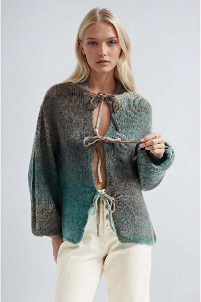 Lijuri Color Gradient Basic Cardigan 5197