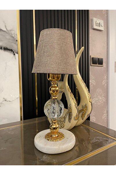 Sleep Nova Mermer Tabanlı Lüks Masa Lambası