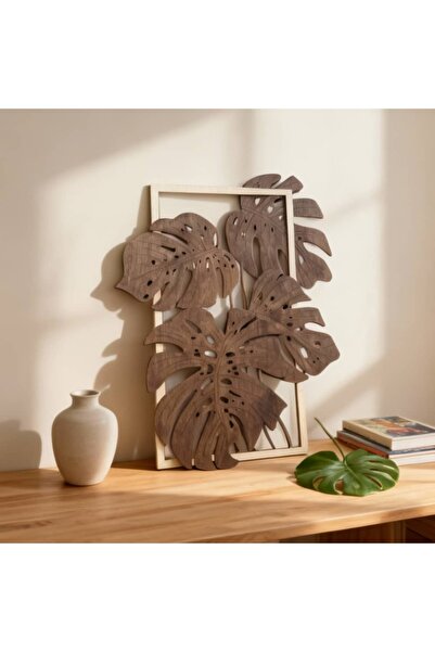 TERRA LEAVES – AHŞAP YAPRAK DUVAR TABLOSU