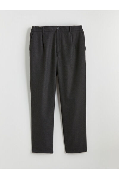 LC Waikiki Pantaloni plisați pentru bărbați LCW VisionAntracit Standard Fit