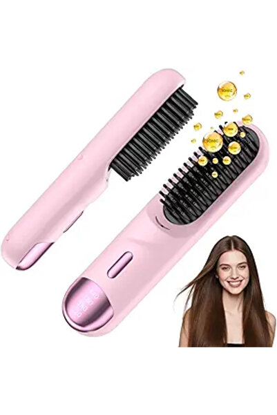 Arabest 300 million negative ion hair straightener comb, 4 temperatures for r...