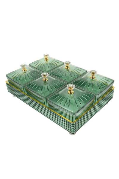 Arabest 1 Set of Dry Fruit Tray with Lid ,Food Storage Containers Box,for Hom...