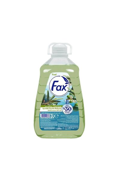 Fax 2 قطعة صابون سائل زيتين بارد 3 لتر