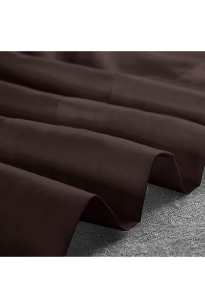 ZJ&Brothers King Bed Sheets Set, 500 TC, 4 Piece, Microfiber, 41 cm Pockets, Wrinkle Free (Coffee)